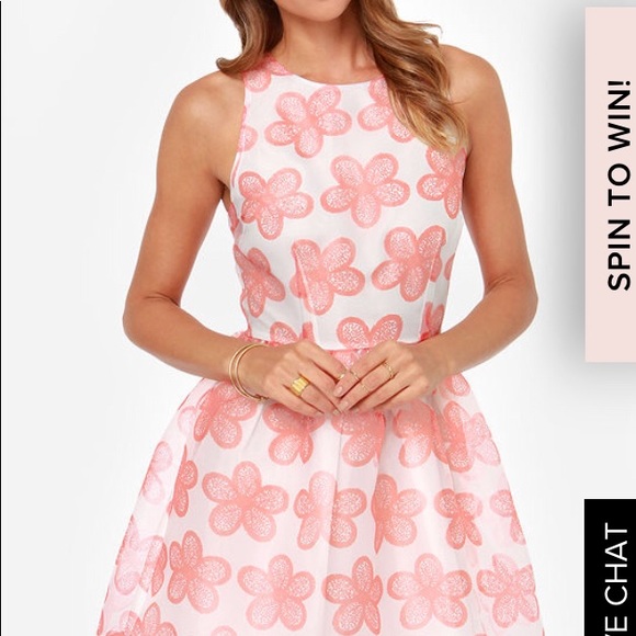 BB Dakota Dresses & Skirts - NWT BB Dakota pink floral flirty A-line dress!